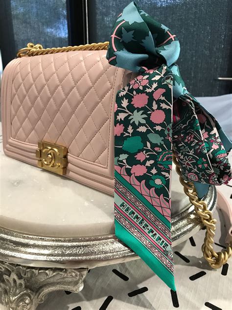 twilly for chanel boy bag purseforum